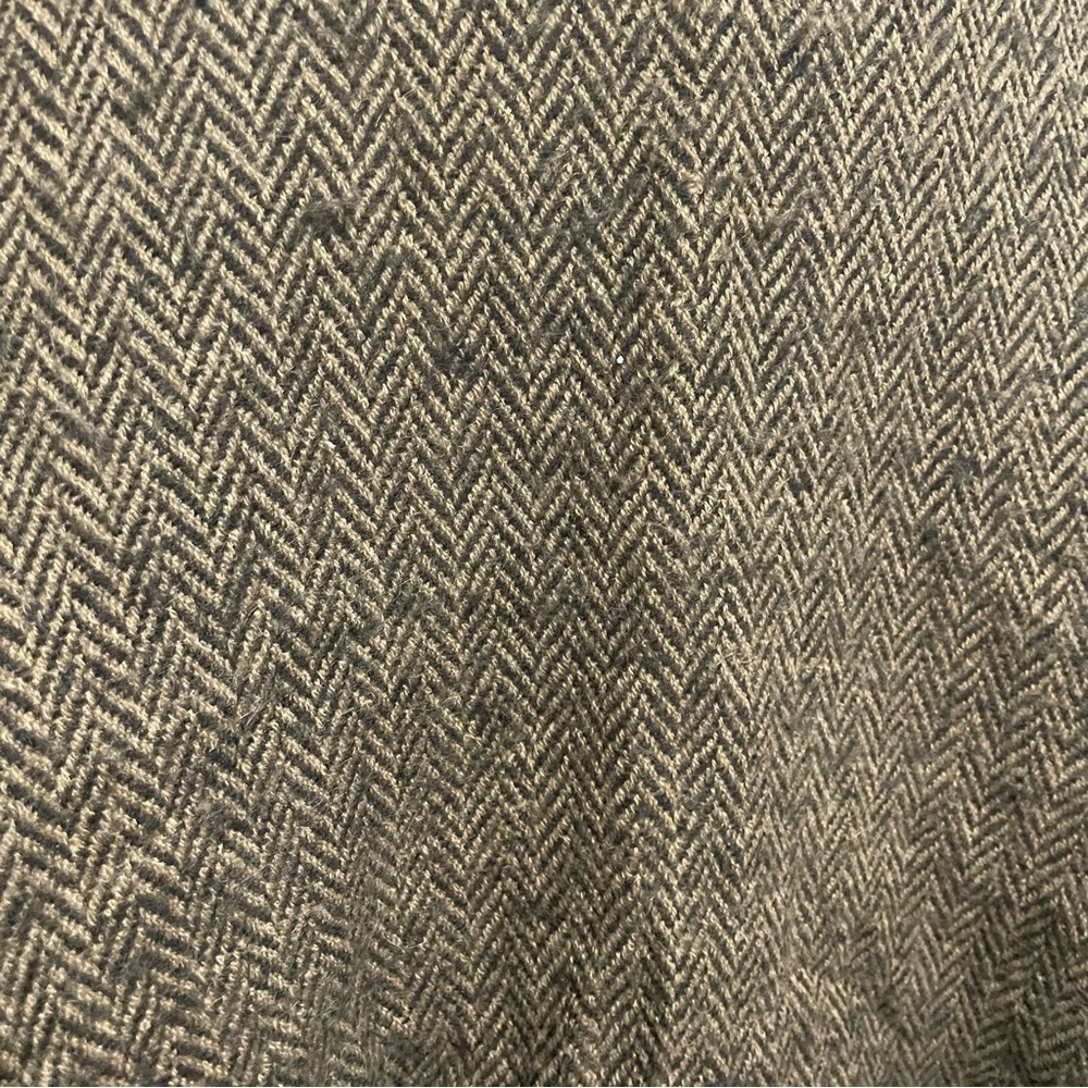 Woolrich Reversible‎ Poncho Shawl Gray Tan Black Size OS - Picture 7 of 9